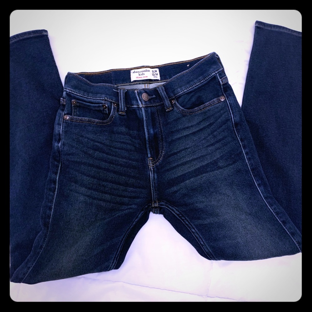 Abercrombie Kids Skinny Dark Wash Jeans